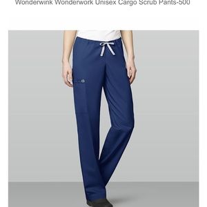 Navy Wonderwink Scrub pants (style # 500)